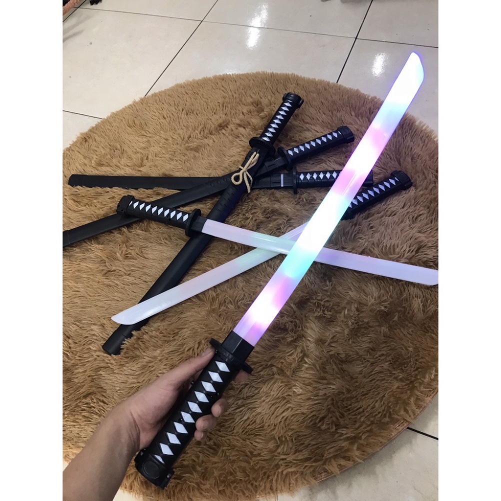 Kiếm Phát Sáng Katana 68 Cm - Kiếm Ánh Sáng FREESHIPĐồ Chơi katana Nhựa Có Đèn và Âm Thanh