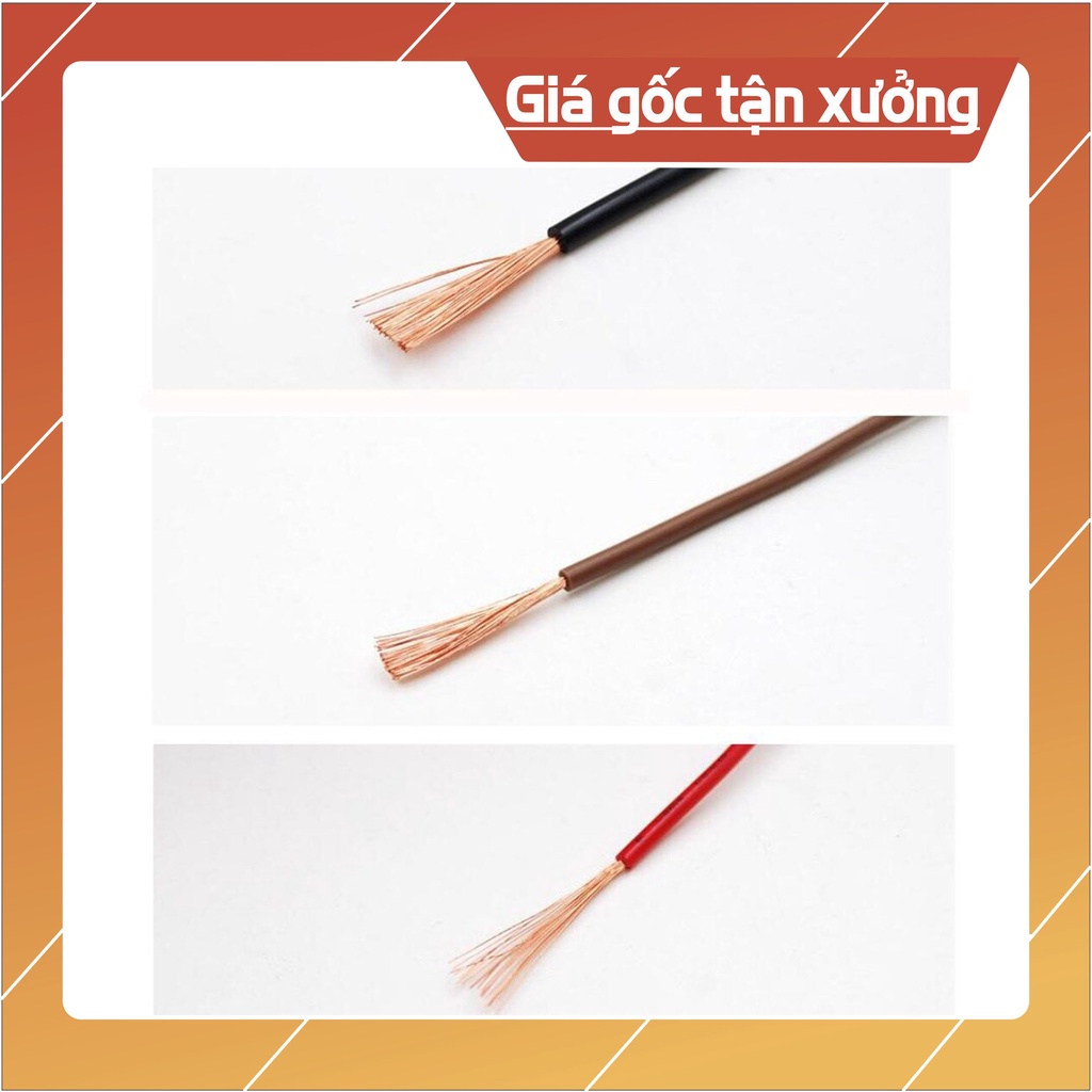 Dây điện 0.3mm cuộn 5M đủ các màu