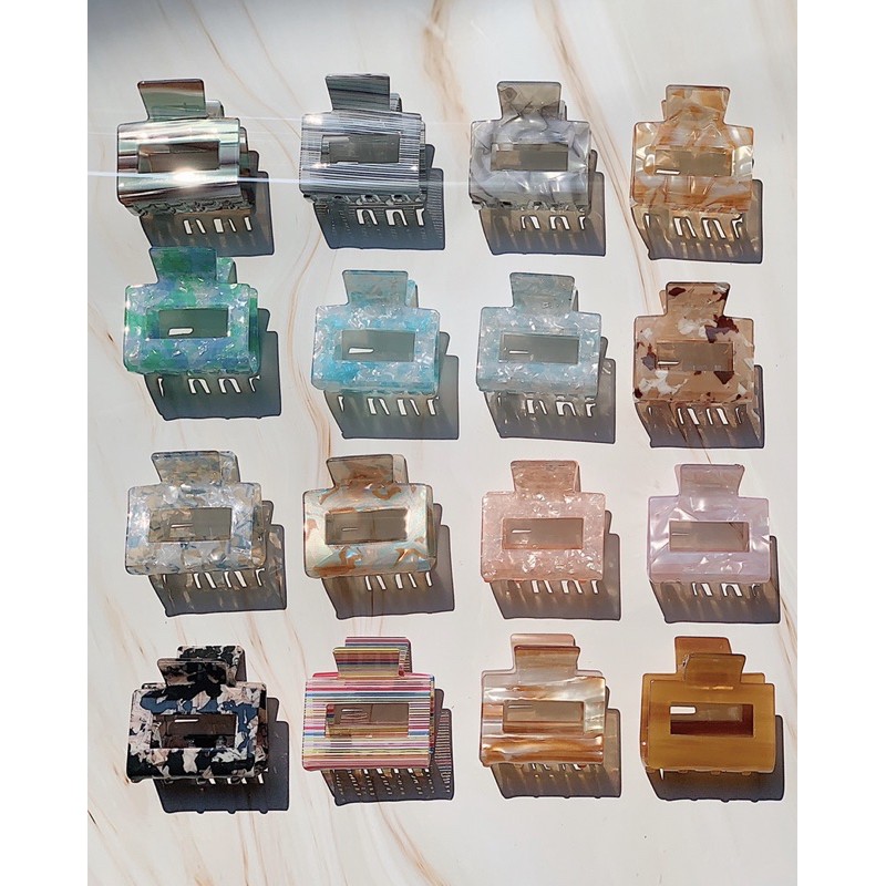 Kẹp tóc hàn quốc vân đá