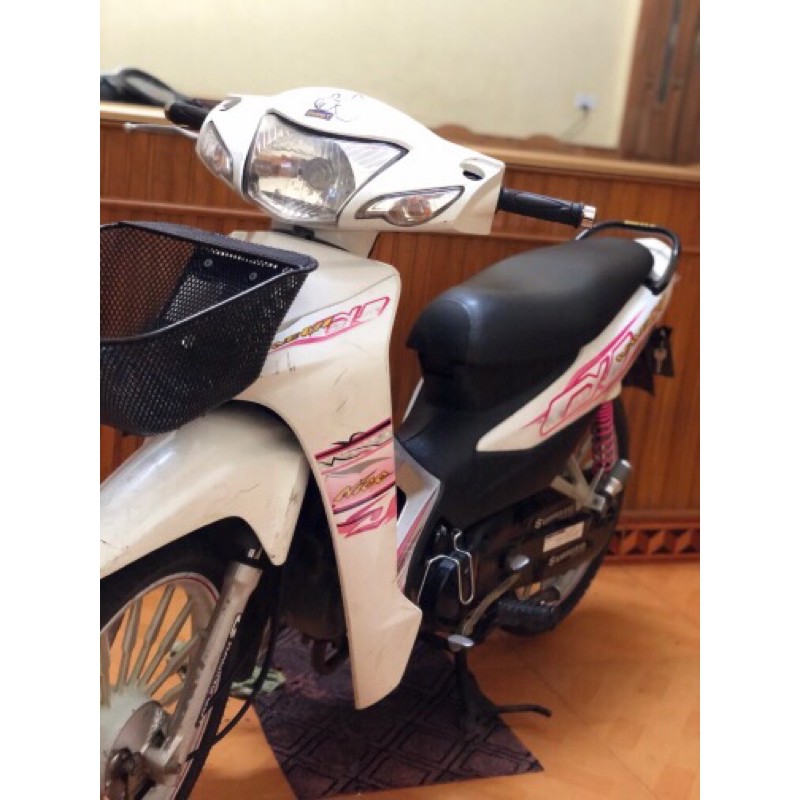 Tem xe Wave 110cc Mẫu Hồng Trắng V1
