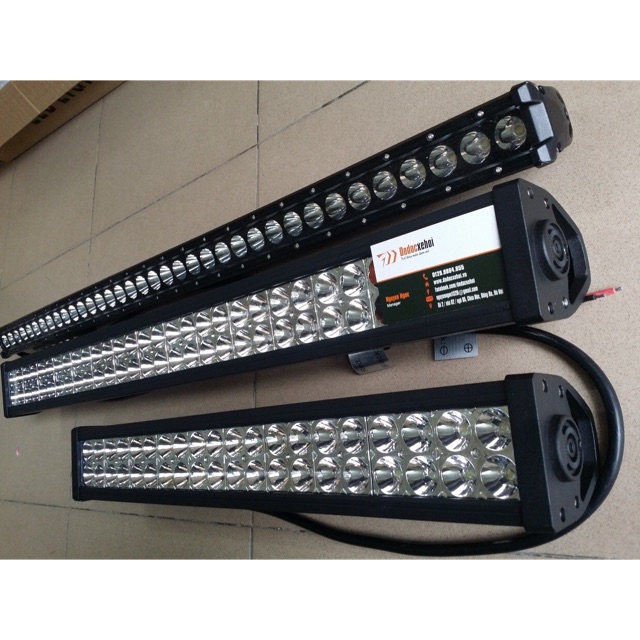 Đồ chơi ôtô| 1 cây led 2 hàng mắt 50 cm chịu nước chạy 12v 24v ( led trợ sáng)