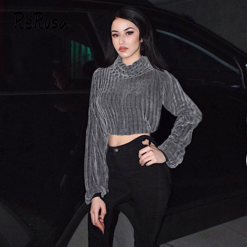 Áo Sweater Dệt Kim Cổ Cao Dáng Rộng Thiết Kế Trẻ Trung Cho Nữ 2021 | BigBuy360 - bigbuy360.vn