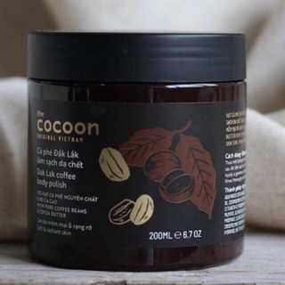 Cocoon Cà Phê Đắk Lắk Làm Sạch Da Chết Cơ Thể