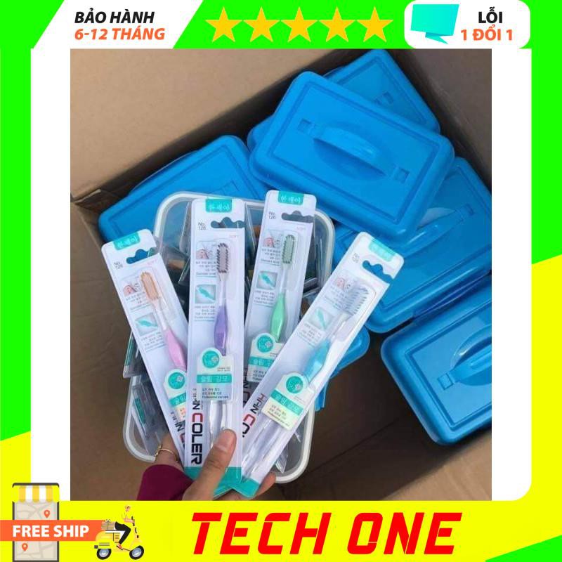 [Bán Sỉ] Sỉ hộp 45 chiếc bàn chải đánh răng công nghệ hàn quốc - techone