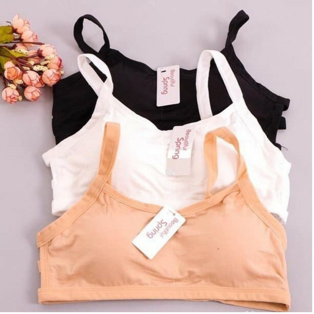 Áo Bra 3 Dây Không Gọng (áo bra học sinh)-Freesize