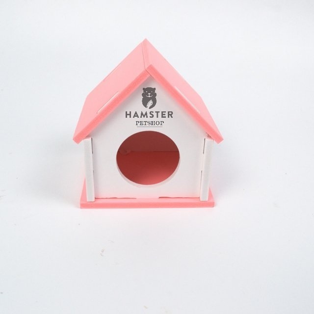 [Mã PET50K giảm Giảm 10% - Tối đa 50K đơn từ 250K] Nhà ngủ gỗ cho Hamster, sóc