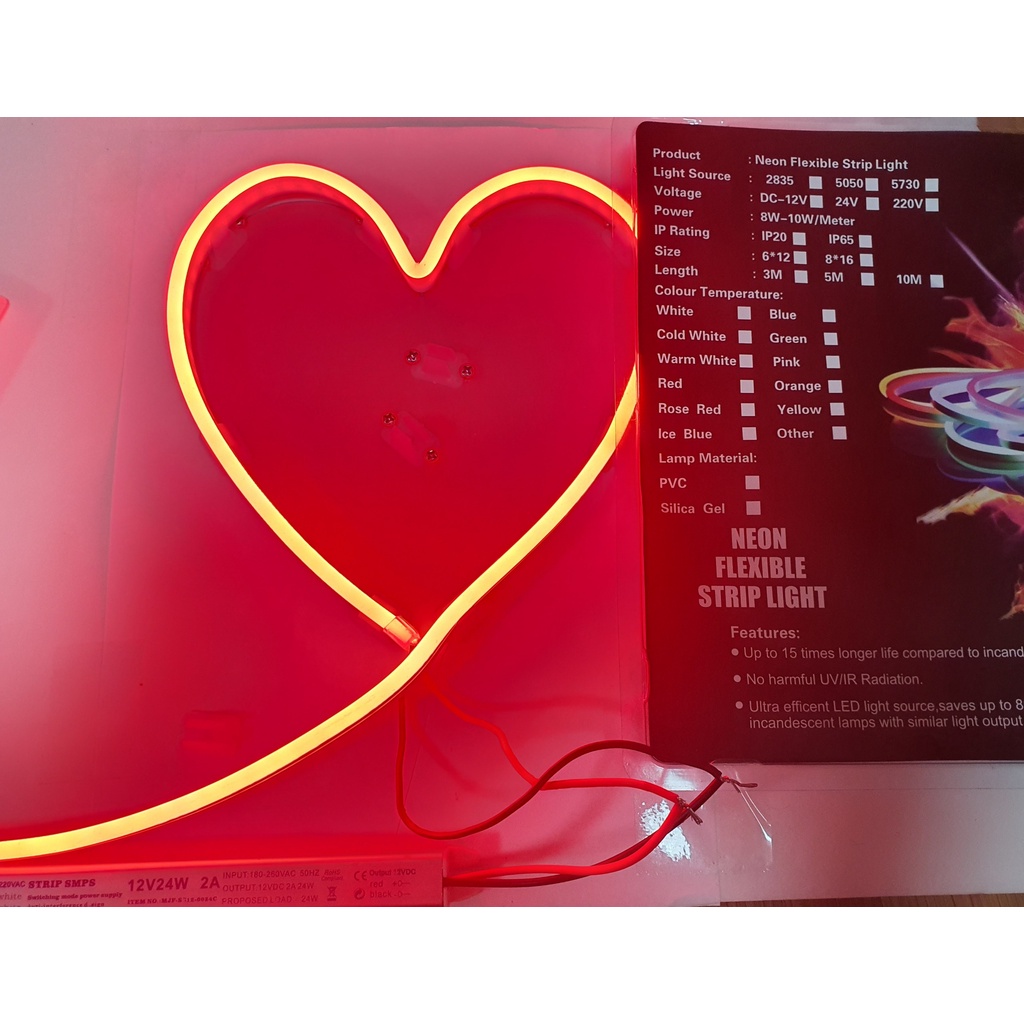 Phụ kiện led neon - Đầu bịt  -  Kẹp định hình 6x12 - Jack DC nối....