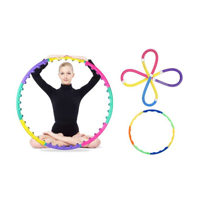 Vòng lắc eo giảm mỡ bụng hiệu quả,vòng lắc eo thông minh tháo rời gấp gọn