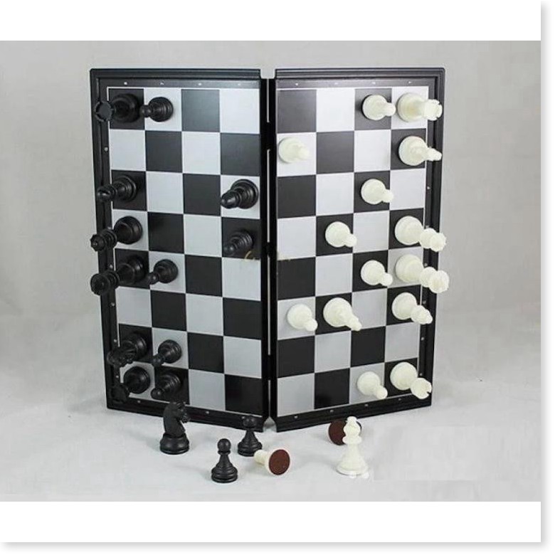 Bàn cờ vua  💯 GIÁ VỐN   Bàn cờ vua nam châm tiện lợi, có nam châm chống thấm nước, nhẹ và có thể gấp đôi