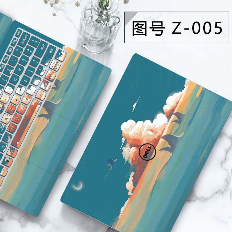 Bộ 3 Miếng Dán Trang Trí Laptop DELL Latitude E7490 E7480 Inspiron14 3000 14-3441 3442 3443 vostro3401 3400 Inspiron15 3515