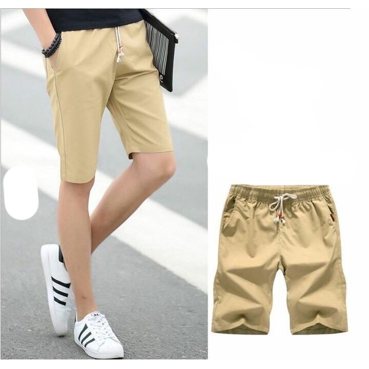 ❤️ cho xe hàng ❤️ QUẦN SHORT KAKI NAM LƯNG THUN CÓ TÚI GIÁ RẺ BÁN SỈ MÀU ĐEN XANH ĐỎ TRẮNG SỌT ĐÙI LỮNG THỂ THAO S0