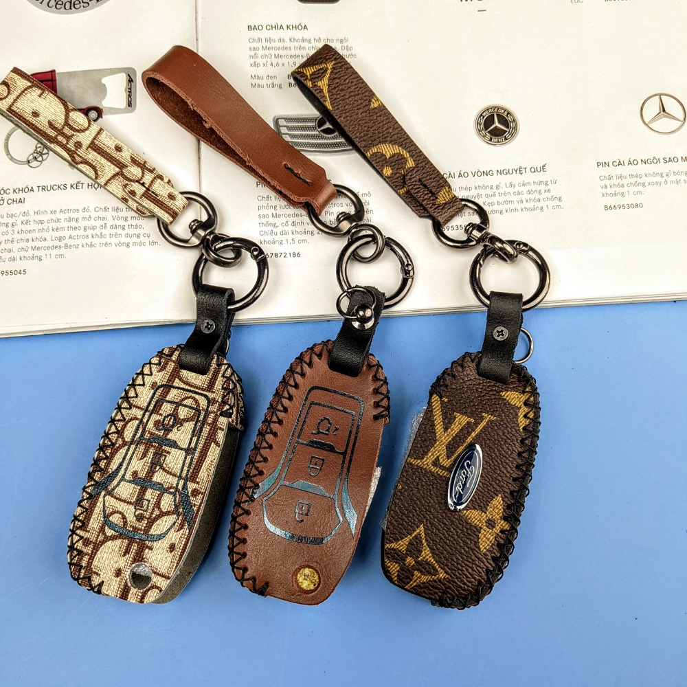 Bao da chìa khóa ford ranger xls,xlt,Bọc chìa khóa ford wildtrak (FRG móc A)