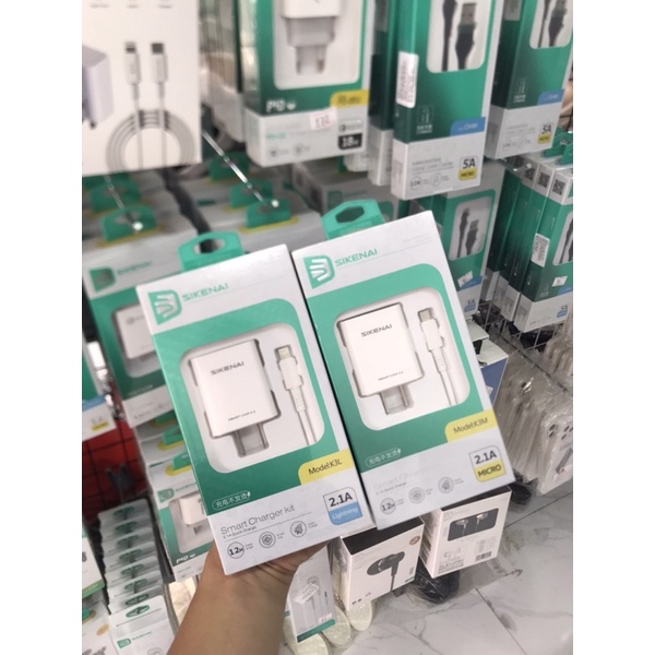 BỘ SẠC SIKENAI K3 dành cho Iphone, samsung, oppo