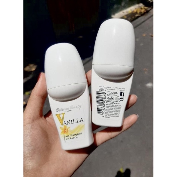 Lăn nách khử mùi Vanilla Bettina Barty 50ml Đức