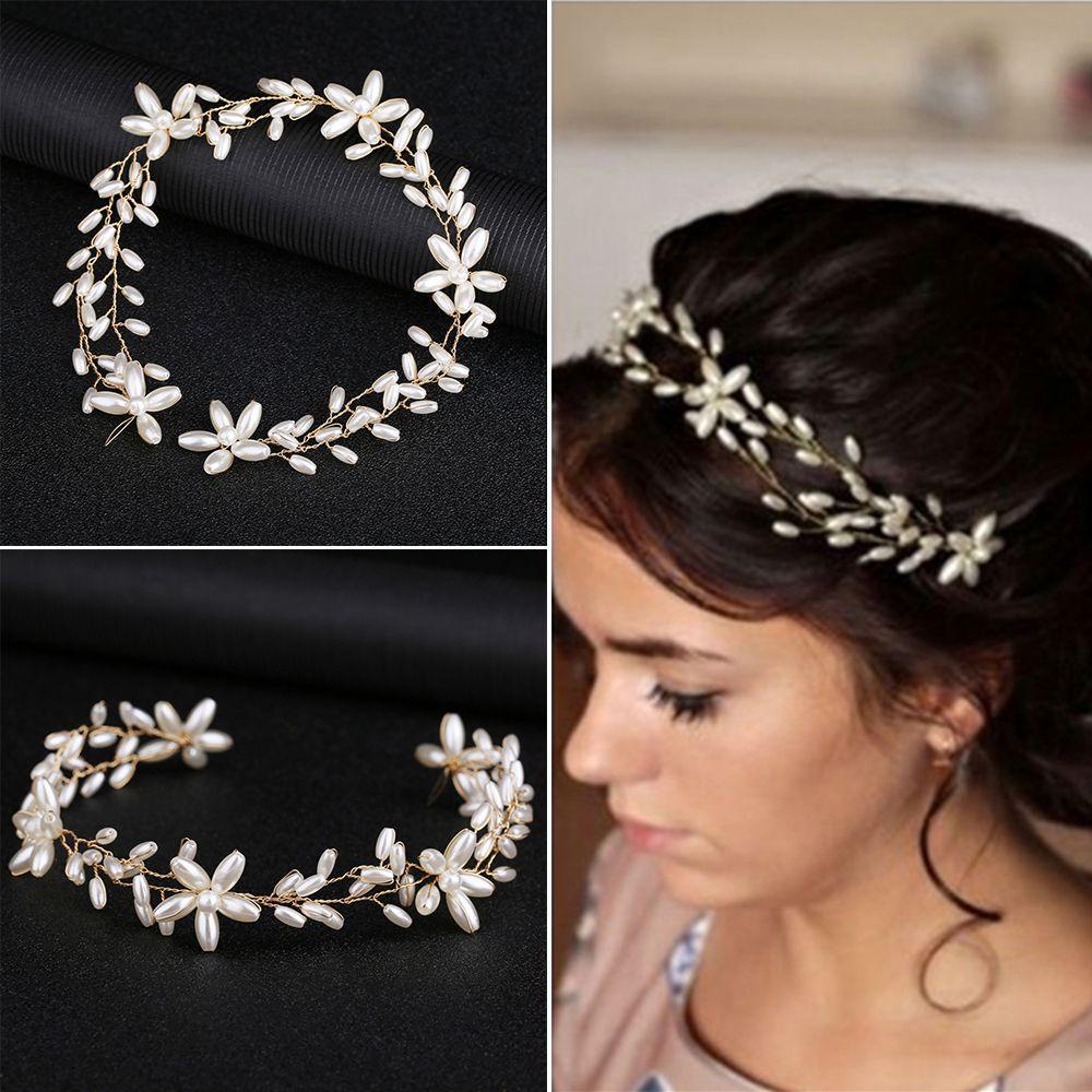 EUCA Trâm Cài Tóc Pha Lê Handmade Cho Cô Dâu