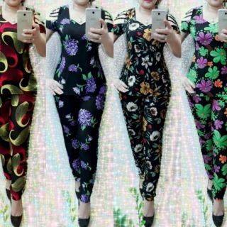 Mẫu quần lửng ống rộng nhiều bông