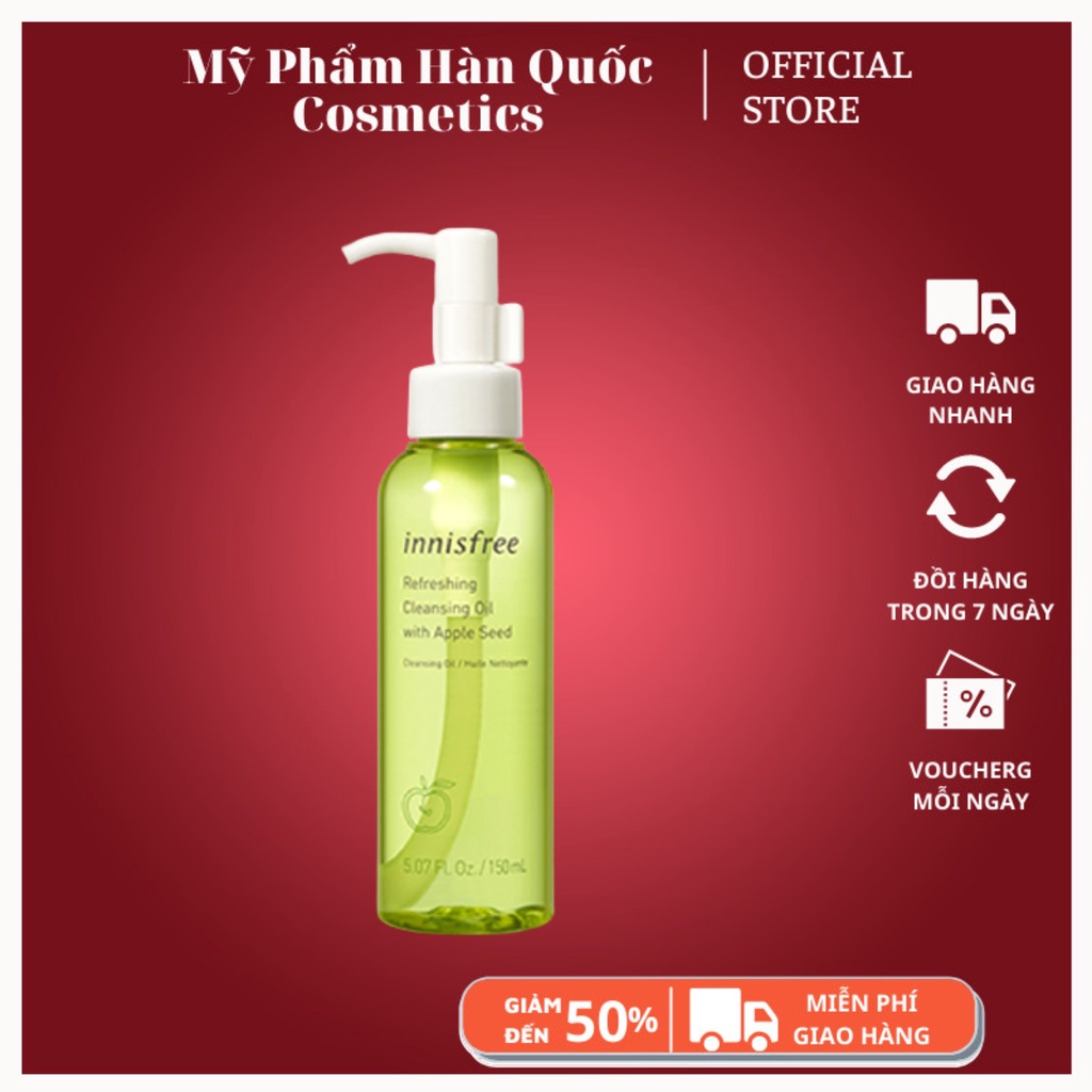 Dầu Tẩy Trang Táo Innisfree Apple Seed Cleansing Oil 150ml