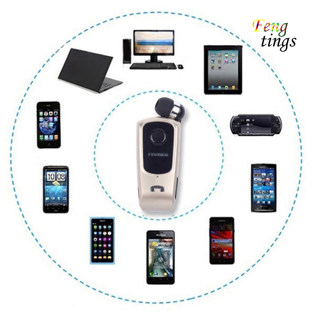 Tai nghe Bluetooth Fineblue F920 dạng kẹp cổ áo