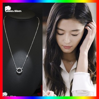 Dây Chuyền Nữ Trang Sức Bạc S925 Huyền Thoại Biển Xanh - Ganes Silver