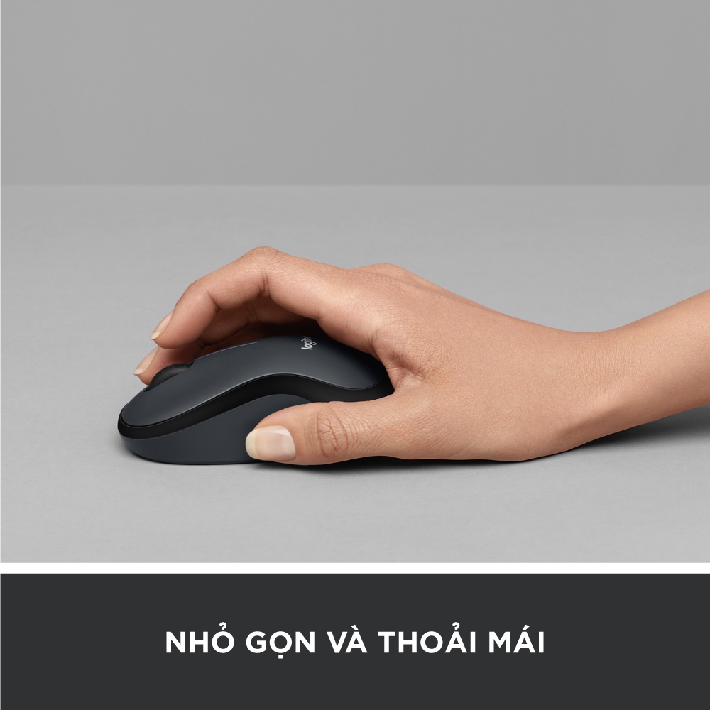 Chuột không dây Logitech M221 yên tĩnh trong tưng cú nhấp