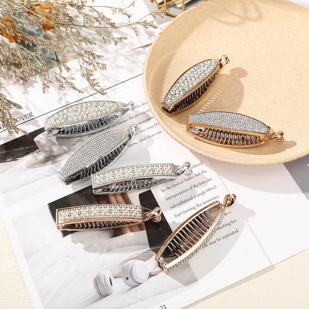 Kẹp tóc Haimeikang thời trang hàn quốc khảm đá pha lê cho nữ