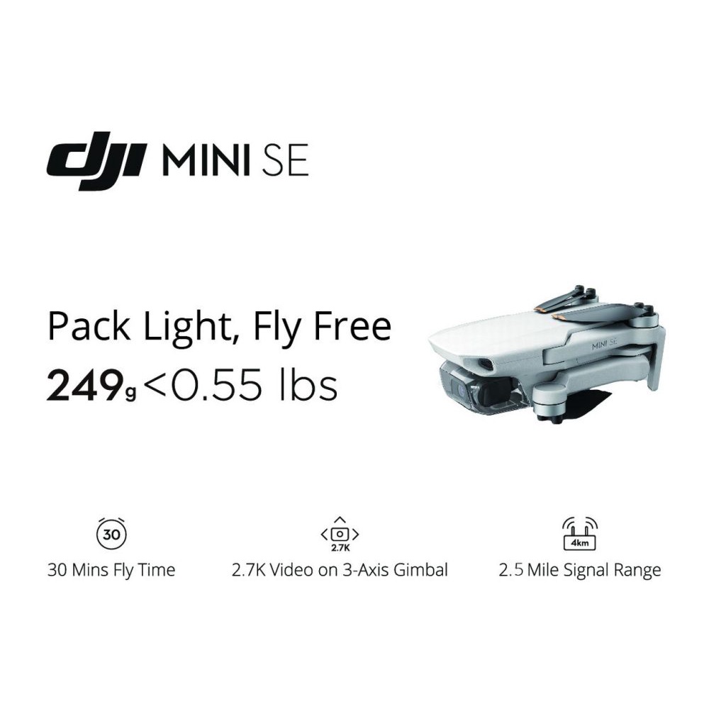 Flycam DJI Mini SE  - Combo &amp; stand - Chính hãng - BH 12 Tháng - Tặng thẻ Nhớ 32G