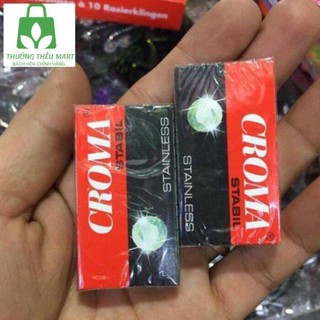 01 Hộp Dao Tem Đức Croma Chuẩn Xịn 10 Chiếc