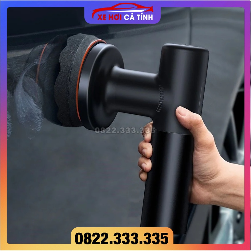 Máy Đánh Bóng Xe Hơi Không Dây 3800 Vòng/phút Điều Chỉnh Tốc Độ Tự Động chế độ lắc chống cháy sơn
