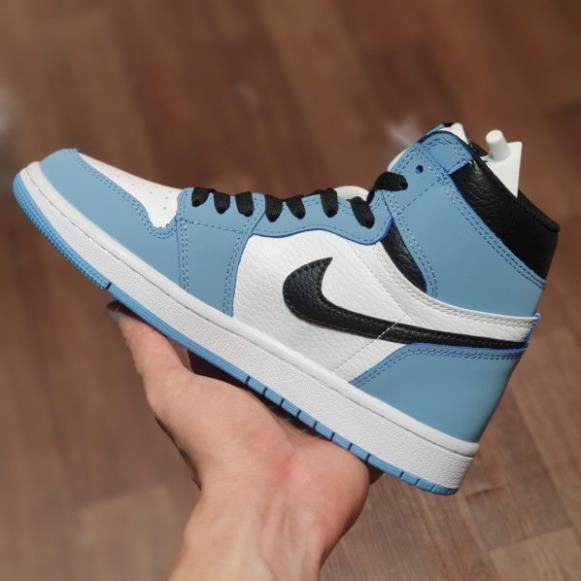 Giày Thể Thao Jordan 1 Cao Cổ Xanh Dương [Tặng Phụ Kiện] Giày sneaker JD High University Blue nam nữ Hot Hit 2021 | BigBuy360 - bigbuy360.vn
