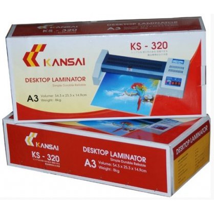 Máy ép plastic KANSAI KS320 khổ A3 lô ghi