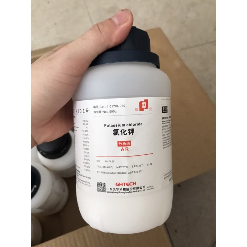 KCL500g hoá chất phòng thí nghiệm