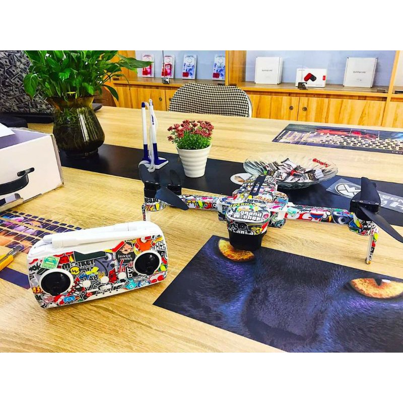 Skin Miếng Dán Trang Trí Flycam Hubsan Zino Full Body - Miếng Dán Decal Bảo Vệ