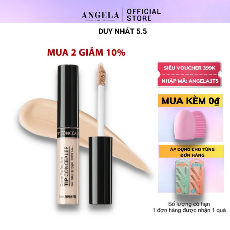 Kem Che Khuyết Điểm The Saem Cover PerfectionTip (6.5g)