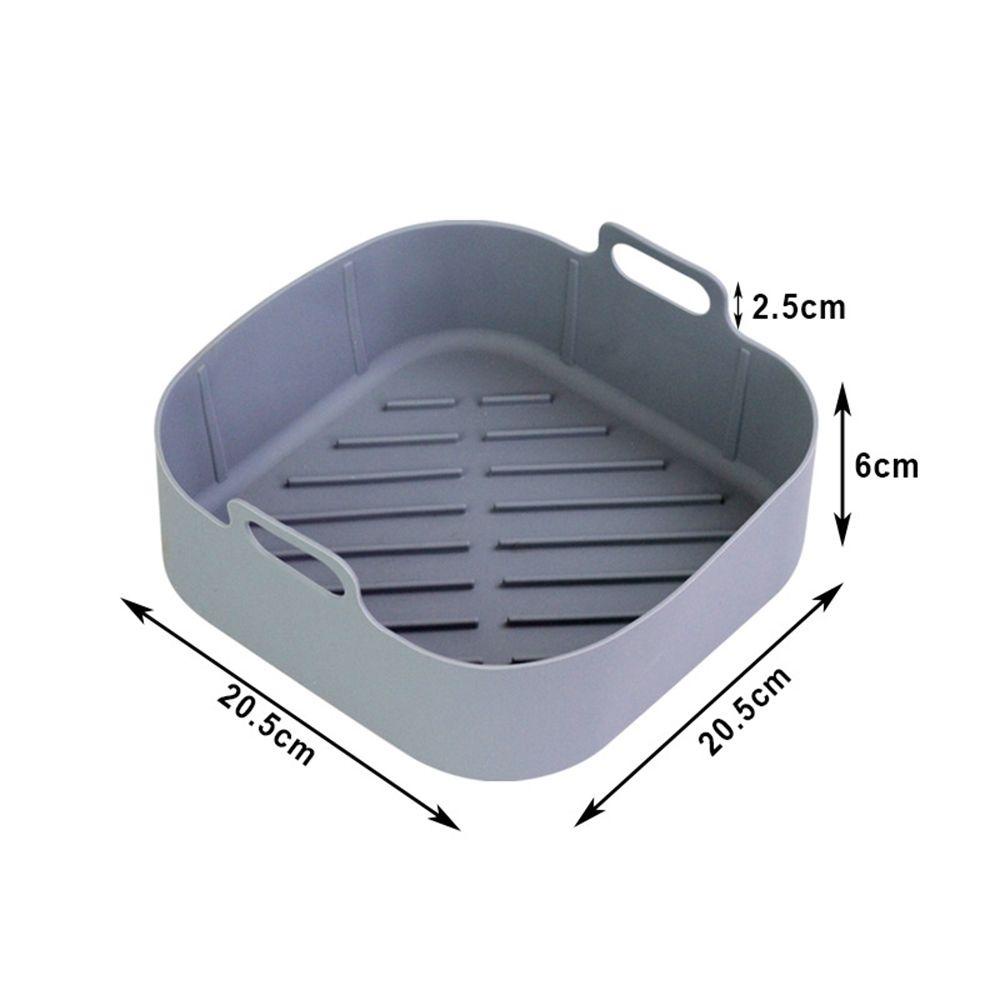 SUENIN Khay Nướng Bánh Pizza Hình Vuông Bằng Silicone Tái Sử Dụng Tiện Lợi