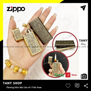 Bật 𝙇𝙪̛̉𝙖 đồng nguyên khối DOLPHIN DP09 dòng SLIM 1 bánh xe hoa văn - Hôt quẹt 𝒁𝒊𝒑𝒑𝒐 TANY SHOP