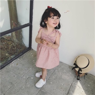 Váy nơ kẻ cho bé gái 🎀🎀🎀