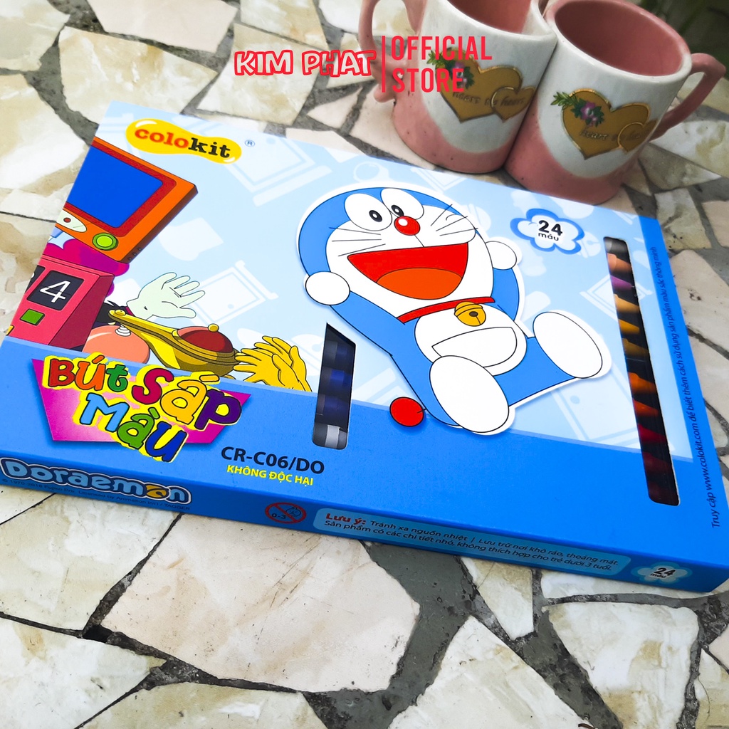 Bút sáp màu Colokit Doraemon