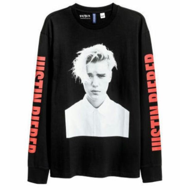 KICH SÀN [mix98]Áo Justin Bieber H&M hàng loại 1
