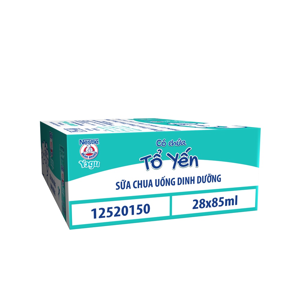 Thùng 28 gói sữa chua tổ yến Nestlé Yogu 28x85ml