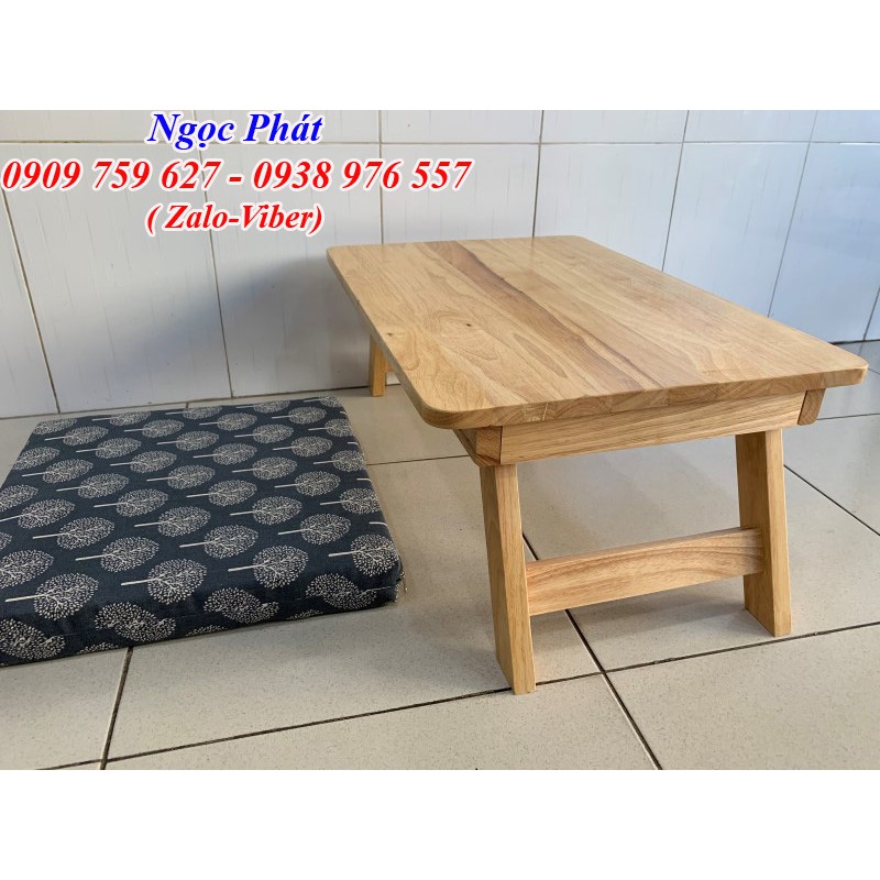 Bàn Gỗ Mini 60x40cm Ngồi Bệt Kiểu Nhật Sang Trọng Hiện Đại Trẻ Trung BH 12 Tháng - NGỌC PHÁT