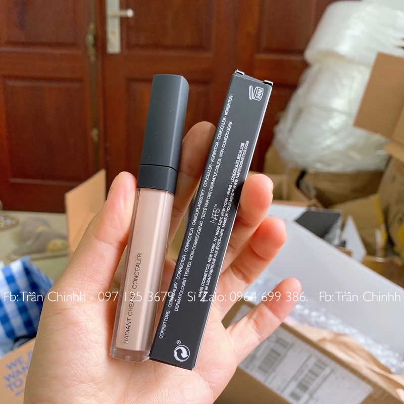 Có sẵn - Kem che khuyết điểm NARS tone Vanilla/ Custard Radiant Creamy Concealer Fullsize