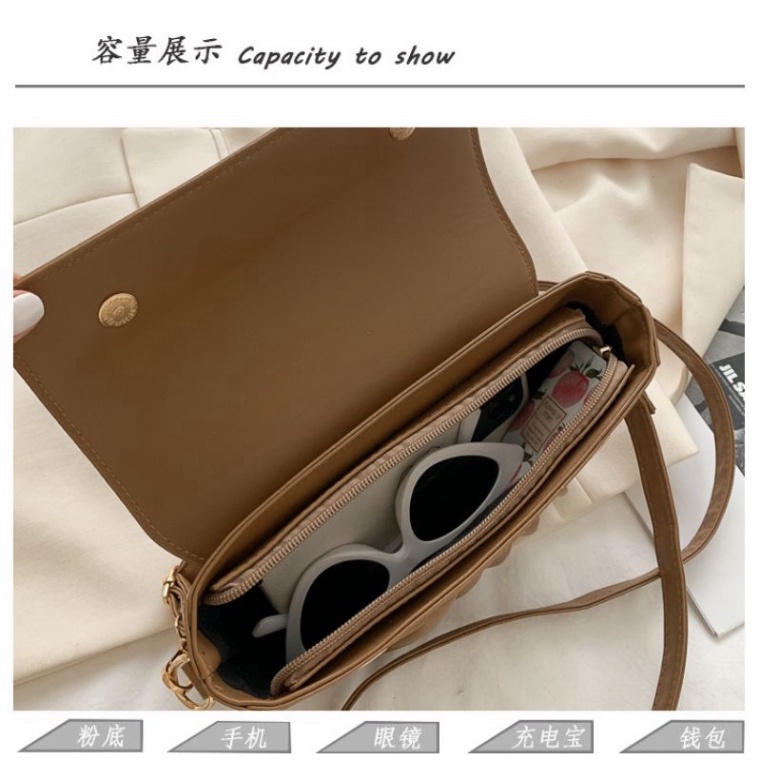 Túi Đeo Chéo Nữ ❤️Freeship ❤️ Túi Đeo Chéo Bán Nguyệt Giá Rẻ Kéo Khóa Miệng Chất Đẹp Size 20