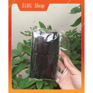 Combo 5 hoặc 10 thun cột tóc màu đen  (bản 6cm , rộng 1,3cm)