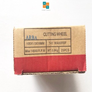 Đá cắt sắt , đá cắt inox ARBA phi 100