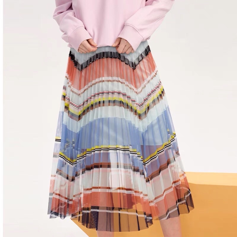 Chân váy phối màu Lily