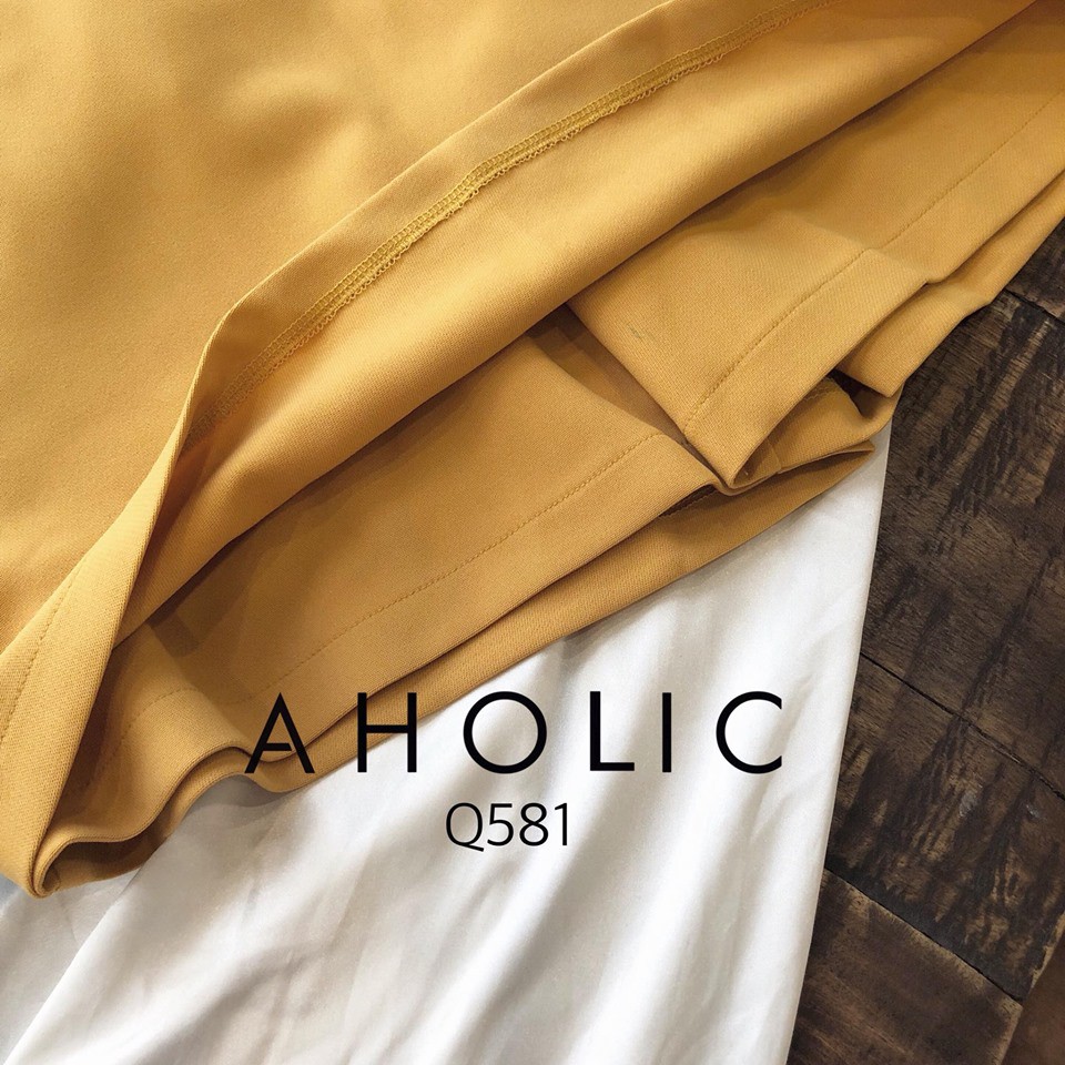 Quần váy form A chất tuyết mưa 2 màu basic Aholic Q581 | BigBuy360 - bigbuy360.vn