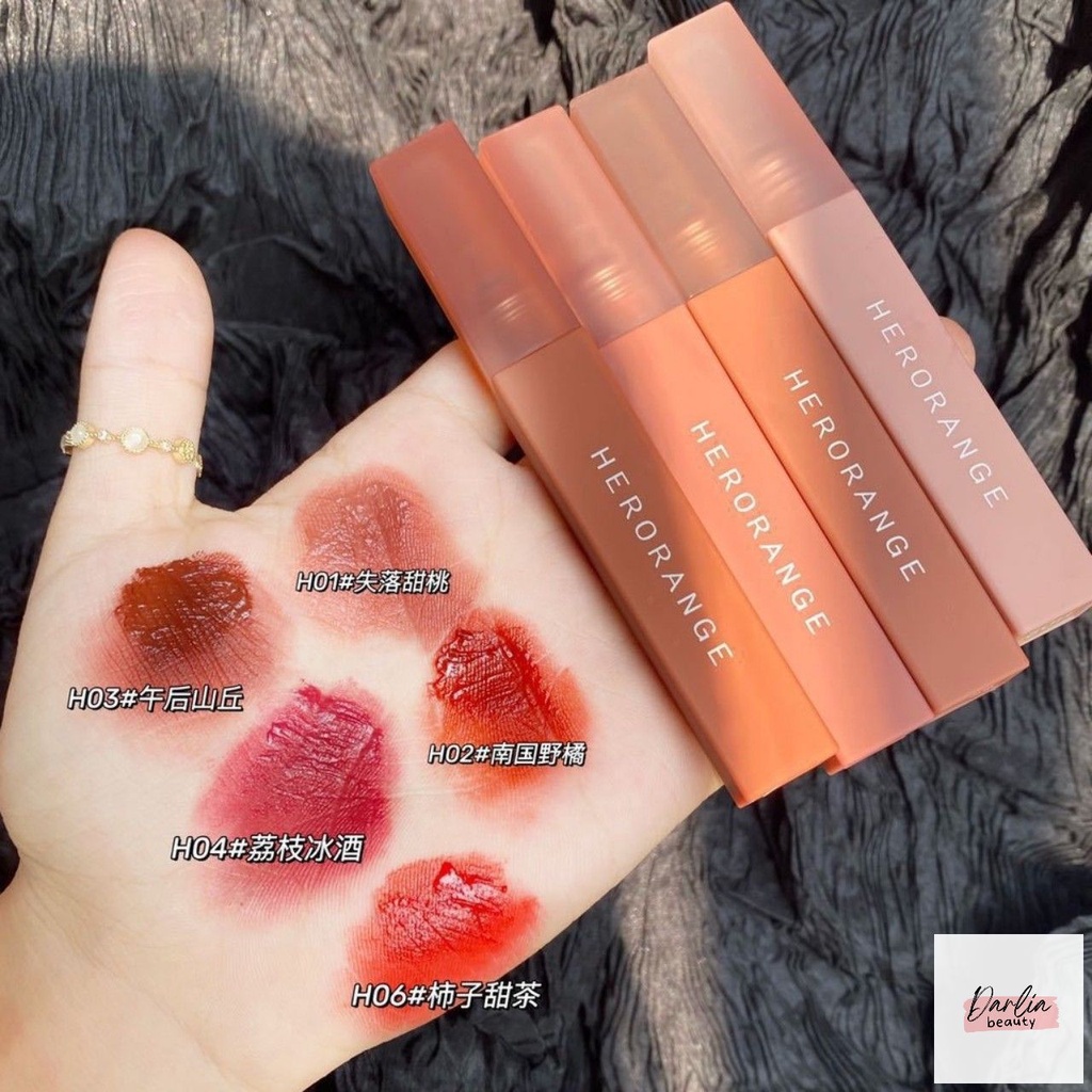 SON HERORANGE KEM VUÔNG CHÍNH HÃNG NỘI ĐỊA TRUNG MỀM MẠI, LÂU TRÔI