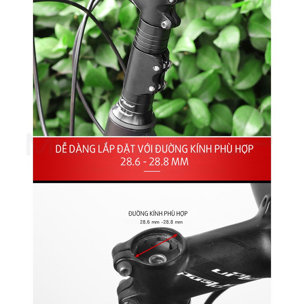 Ống Nâng Tay Lái Xe Đạp Hợp Kim Nhôm Giúp Nối Dài Điều Chỉnh Độ Cao Tay Lái Ghi Đông Xe Đạp (Cho Phi Trong 28,6 mm) MLH