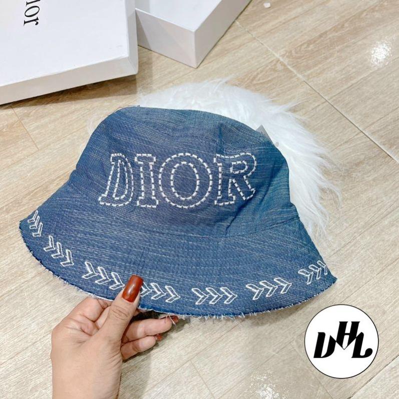 (NEW2022) Nón vành tròn, mũ bucket thời trang DIOR mạc tưa Hai Lớp vải Kaki mịn siêu đẹp (Ảnh thật)