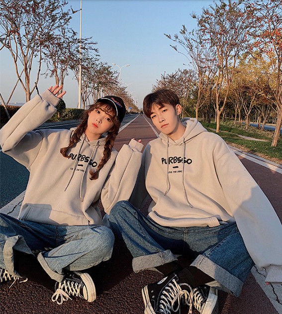 Áo Hoodie Tay Dài Kiểu Dáng Đơn Giản Trẻ Trung Cho Cặp Đôi | BigBuy360 - bigbuy360.vn